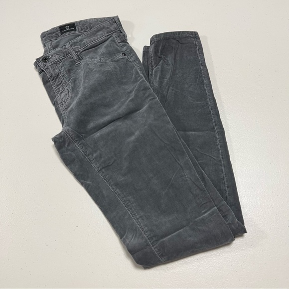 Ag Adriano Goldschmied The Legging Corduroy Super Skinny Jeans Gray - Picture 4 of 11